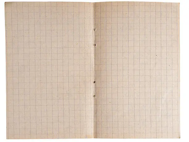 Photo of Page from notebook with cages