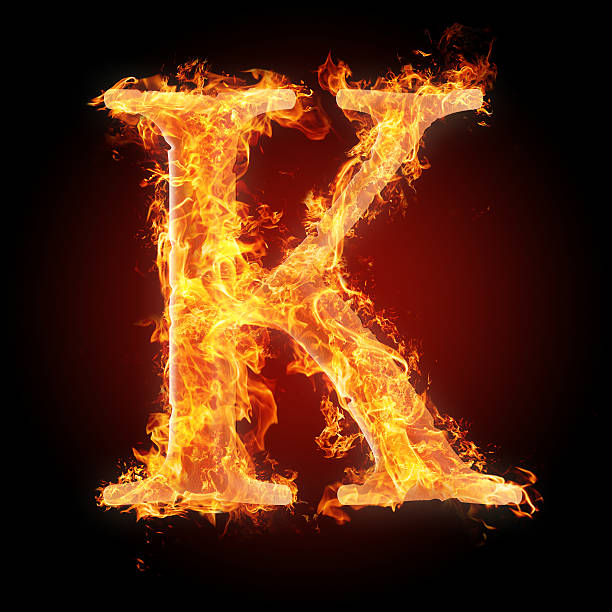 istock Burning letters of English alphabet 453076081