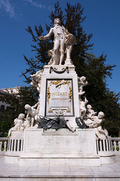 istock Mozart Monument at Burggarten in Vienna, Austria 453077065