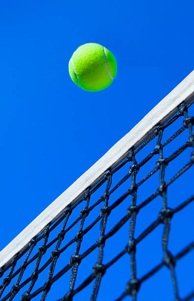 istock Tennis balls on Court 453078665
