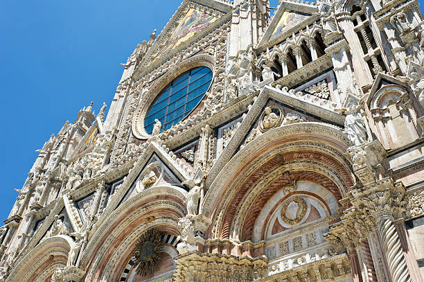 istock Duomo cathedral facade at Siena 453078795