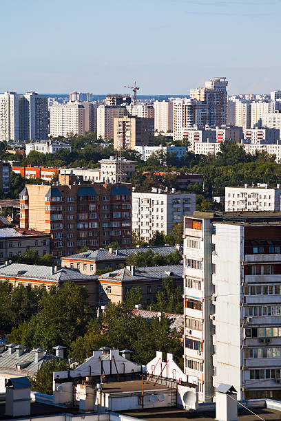 istock residential houses in Moscow 453079147