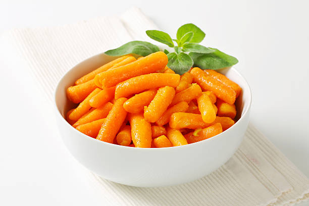 baby carrot stock photo