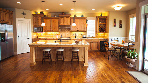 istock Modern Home Domestic Kitchen Island and Counter Top 453083695