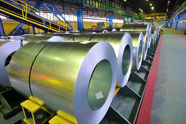 istock rolls of steel sheet 453088031