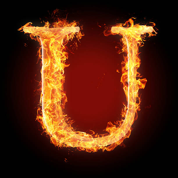 istock Burning letters of English alphabet 453088913