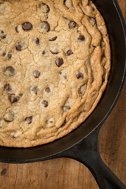 istock Chocolate Chip Skillet Cookie Viewed from Above 453090587