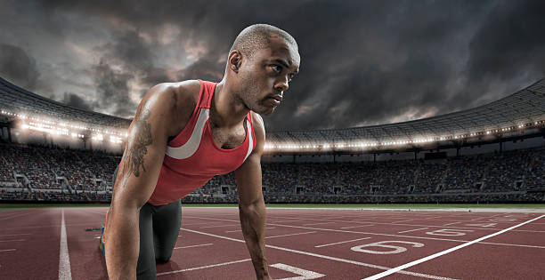 istock Athlete Focuses Before A Race 453092195