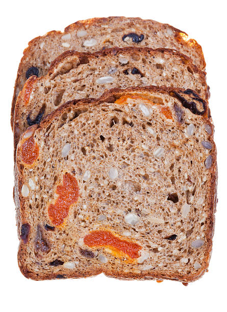 istock Wholegrain bread with dried fruits 453093655
