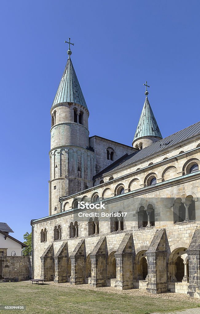 St. Cyriakus, Gernrode, Germany St. Cyriakus is a medieval church in Gernrode, Saxony-Anhalt, Germany. It is one of the few surviving examples of Ottonian architecture, built in 969 Ancient Stock Photo