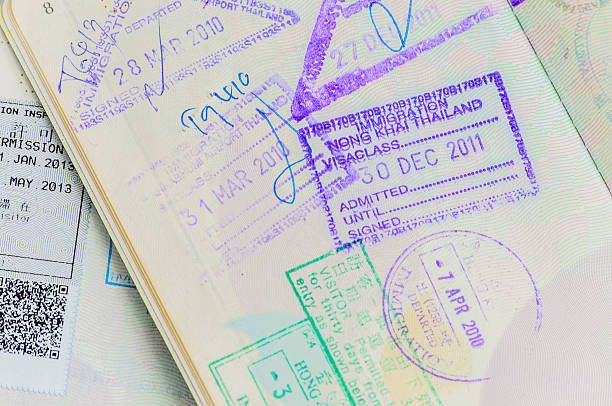 istock Detail of Thai Passport 453095415