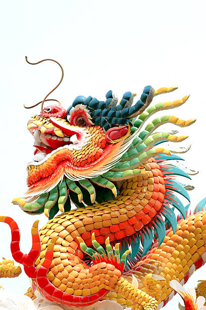 istock The Dragon of Chinese sculpture. 453095995