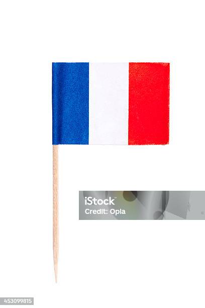 French Paper Flag Stock Photo - Download Image Now - French Flag, Flag, Small
