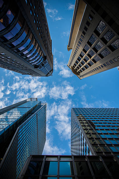 Skyscrapers in Hong Kong stock photo