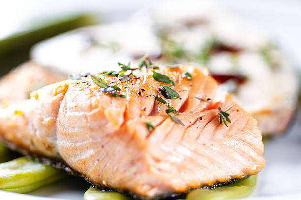 istock Fillet of Salmon. 453100749