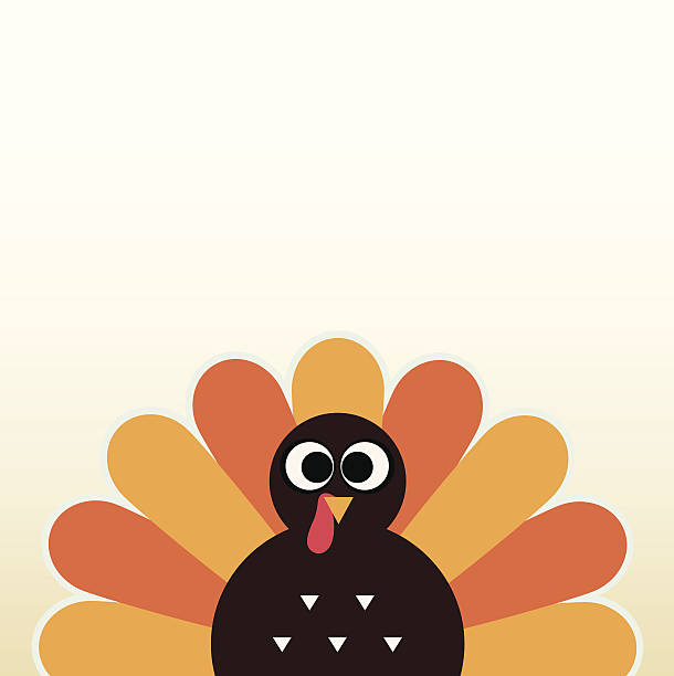 Happy Thanksgiving day card with copyspace. Vector Illustration.