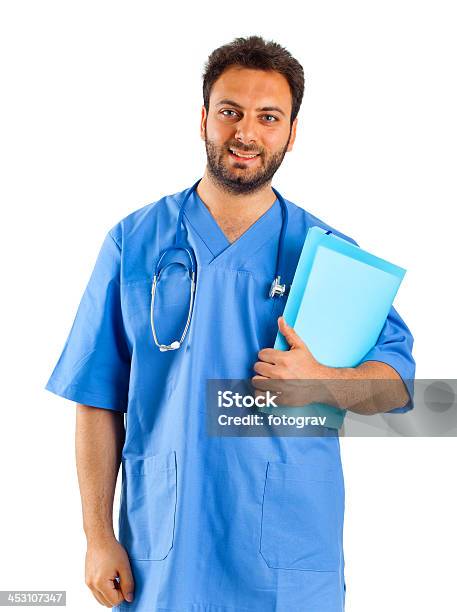 Male Nurse Portrait Stock Photo - Download Image Now - Adult, Adults Only, Beautiful People