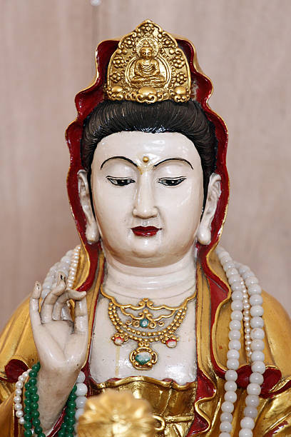 istock Kuan deities statue of china. 453113337