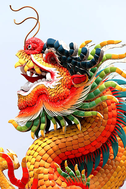 istock The Dragon of Chinese sculpture. 453114027
