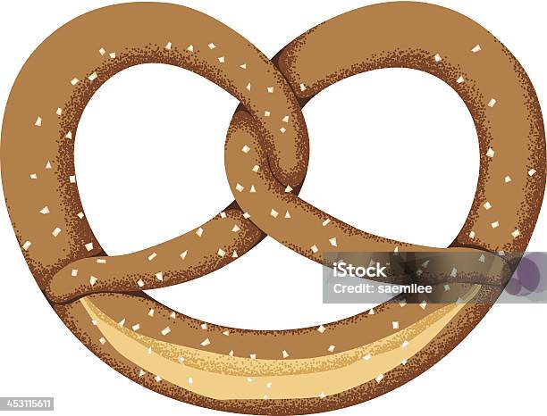 Pretzel Stock Illustration - Download Image Now - Pretzel, Baked, Bakery