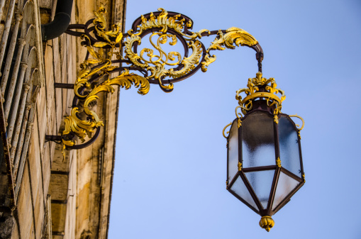 A lamp in Nancy, France.