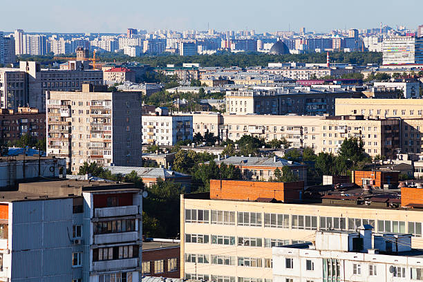 istock modern residential area in Moscow 453116287