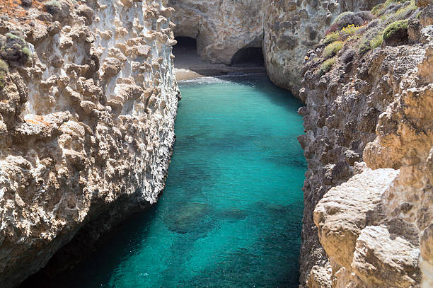 istock Caves and rock formations at Sarakiniko area on Milos 453117647
