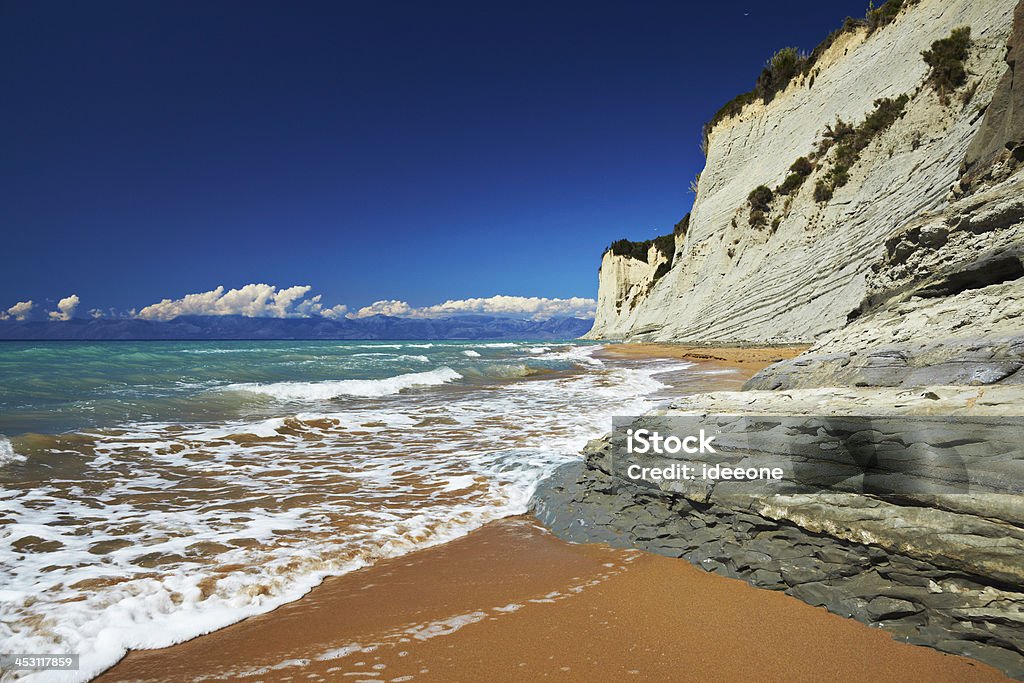 Costa di Corfù - Foto stock royalty-free di Ambientazione esterna