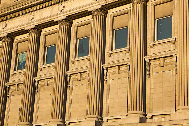 istock Columns of historic building in Indianapolis 453121343