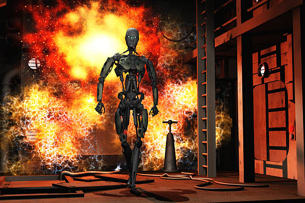 istock Rise of the robots 453121563
