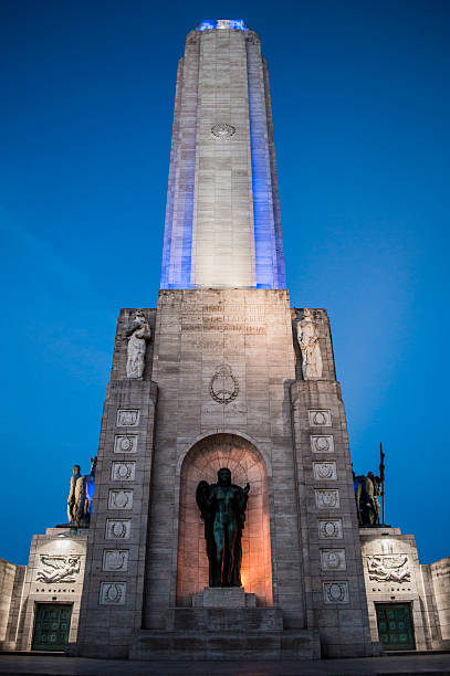 bandiera nazionale memorial 6 rosario - bandera foto e immagini stock