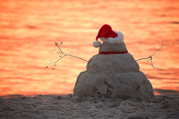 SanMan SanMan watching sunset during the Christmas day - Tampa, Florida, USA florida christmas stock pictures, royalty-free photos & images