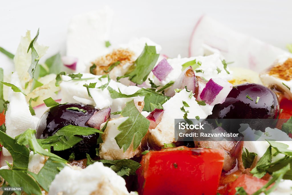 Salada Grega - Foto de stock de Alimentação Saudável royalty-free