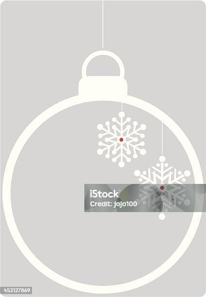 Ilustración de Iconos Retro Bauble En Plata y más Vectores Libres de Derechos de Abstracto - Abstracto, Adorno de navidad, Blanco - Color