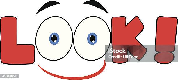 Ilustración de Texto Rojo De Dibujos Animados De Los Ojos Mirar Con Una Sonrisa y más Vectores Libres de Derechos de Alegre - iStock Ilustración de Texto Rojo De Dibujos Animados De Los Ojos Mirar Con Una Sonrisa y más Vectores Libres de Derechos de Alegre - iStock