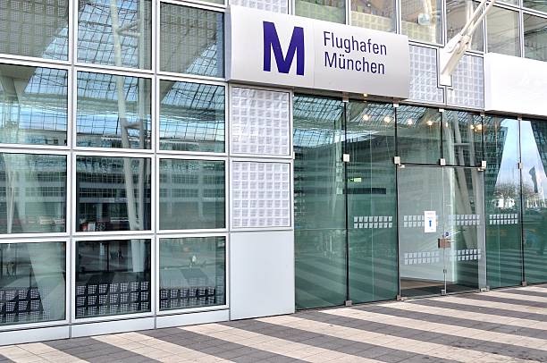 Airport terminal in Munich, Germany