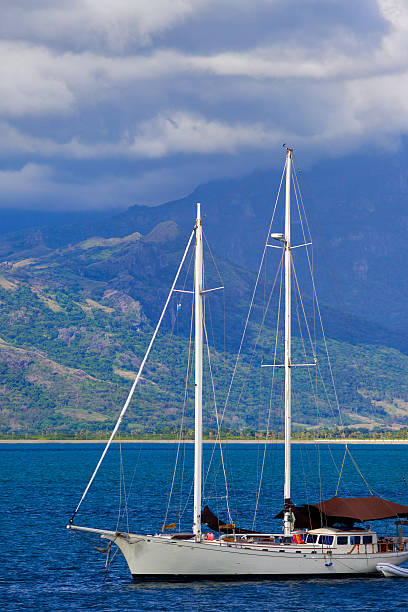 vela nas ilhas fiji - denarau - fotografias e filmes do acervo