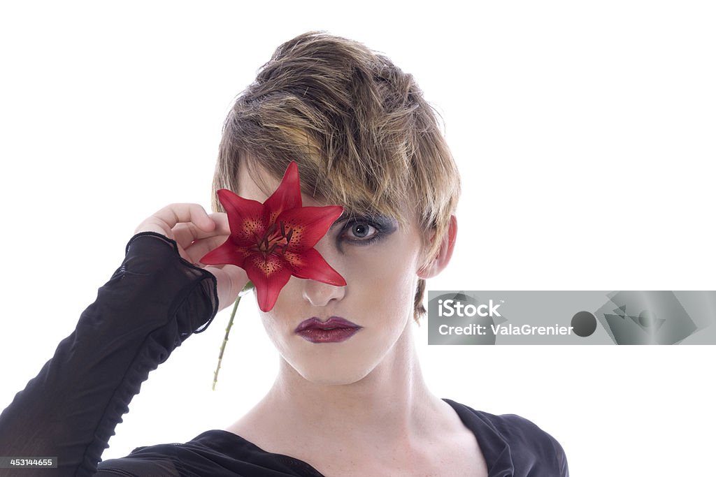 Klemme forhistorisk Afslut Young Man Useing Red Lily As Monocle Stock Photo - Download Image Now -  16-17 Years, 18-19 Years, Adult - iStock