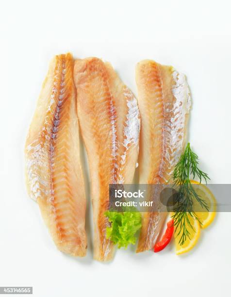 Weißfischfilets Stockfoto und mehr Bilder von Wittling - Wittling, Filetiert, Roh