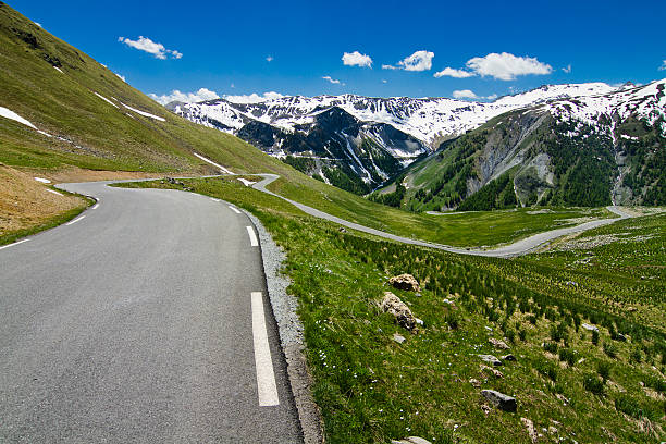 Col de la Bonette Panoramic view of Col de la Bonette in french Alps, the highest road in Europe peaking at 2802 meters alpes de haute provence photos stock pictures, royalty-free photos & images