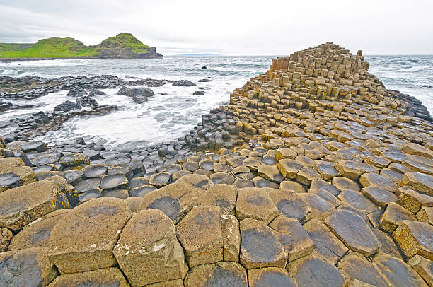 istock Dramatic View of Basalt Columns on the Coast 453149013