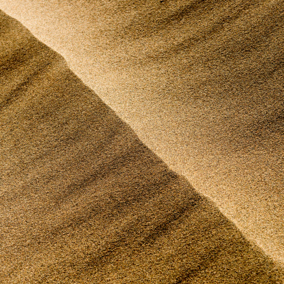 The sand texture background in the desert