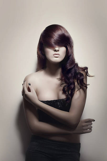 istock Brunette hair color 453157249