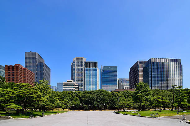 istock Buildings in Marunouchi, Tokyo, Japan 453158549
