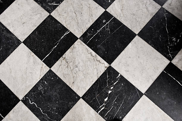 istock Black and White Marble Tiles 453159623