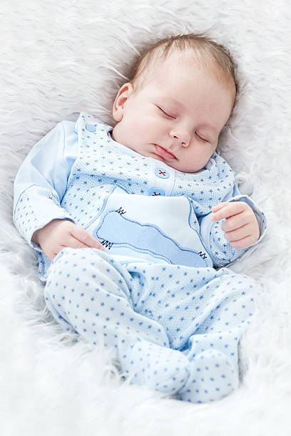istock Portrait of sleeping baby 453160783