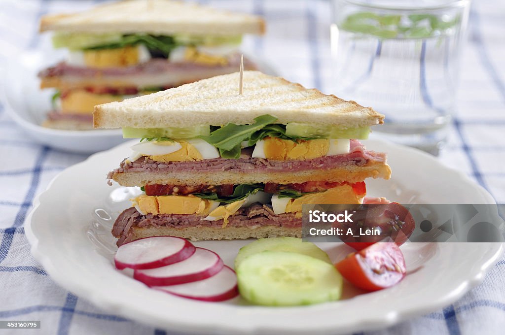 Roast beef sandwich Beef Stock Photo