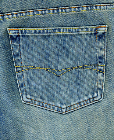 Denim Pocket with stitching