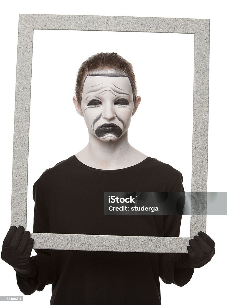 Quadro máscaras de teatro - Foto de stock de Adolescente royalty-free