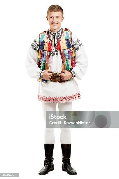 Teenager In Traditional Costume Stock Photo - Download Image Now - Romania, Traditional Clothing, Abstract